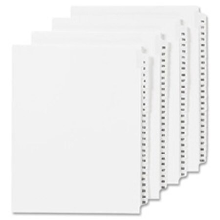 Workstationpro Legal Index, Side Tab 25, 8.5 in. x 11 in., 25-PK, .55 Cut, 25PK TH517201